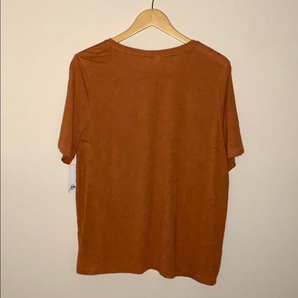 BP Plus Size Rust Orange Tee - Picture 2 of 4